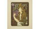 un dessin représentant une femme en train de fumer une cigarette sur fond violet