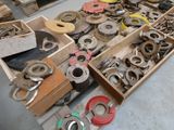 many different types of tools in a box on the floor