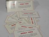 a pile of business cards sitting on top of a table