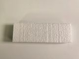 a piece of paper that has been cut in half