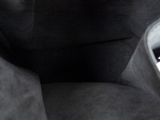 a close up view of the inside of a purse