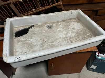 Ancien Évier céramique 120cm de long