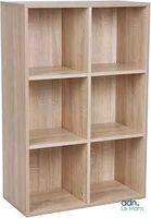 Meuble étagère 6 casiers VASAGLE LBC203HV1 - Finition bois c…