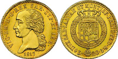 an image of a gold sovereign coin with a crown on it