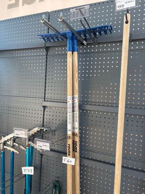 a lot of tools that are on display in a store