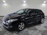 a picture of a black car parked in a garage