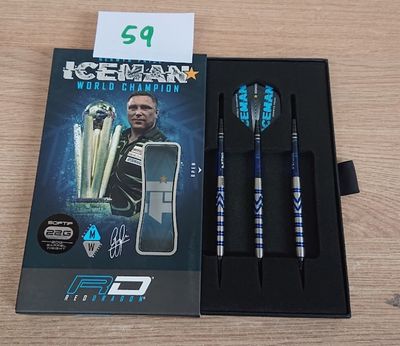 Coffret de 3 Fléchettes - RED DRAGON - Gerwyn Price Iceman -…