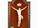 a picture of a crucifix with a heart above it