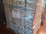 a pallet full of packages on the floor