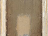an image of a painting of a man ' s face in a square frame