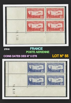 a couple of stamps that are sitting on top of each other
