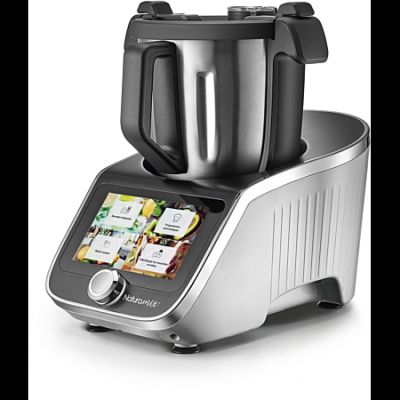 an image of a blender with a digital screen on top of it