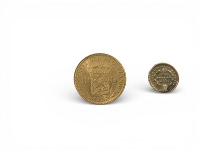 PAYS-BAS 1 pièce de 10 Gulden ou 10 Florins or 1932 - Photo 1