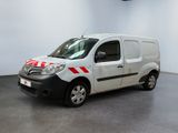 a picture of a white van with a red and white stripe on the side