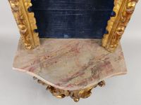 CONSOLE pour statue surmontée d'une NICHE en plein cintre, l… (photo 3)