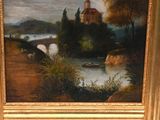a picture of a painting on the wall of a house
