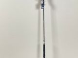 a close up of a pole with a bag on the ground