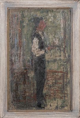 Hervé THIBAULT (né en 1944) Le serveur de café - Photo 1