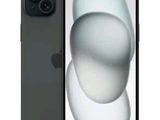 un gros plan d'un iPhone noir sur fond blanc