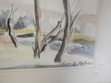 a picture of a painting on the wall of a room