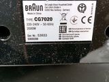 a label on the back of a car that says braun