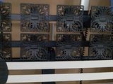 a picture of a window with a bunch of boxes on it