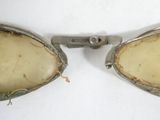 two pairs of glasses that have been left on the table