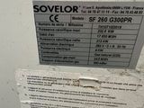 a label on the back of a machine that says sovelor