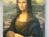 a painting of a woman with long hair wearing a brown dress