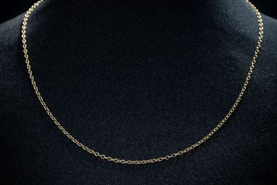 a gold chain necklace on a mannequin mannequin mannequin mannequin mannequin mannequin mannequin mannequin manne