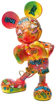 l’artiste Sculpture « Mickey in Love », fonte