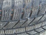 a close up of a tire on the ground