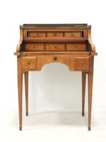 Bureau de pente en bois et placage à décor marqueté à motifs… (photo 6)