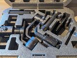 a case with a bunch of tools inside of it