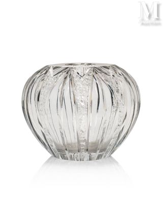 an image of a clear glass candle holder on a white background