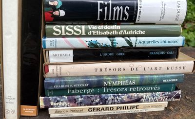 Une douzaine de livres, Art (dont Skira), NYMPHEAS et Specta…
