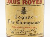 an old bottle of wine with a label on it