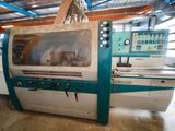 a machine that is sitting inside of a building