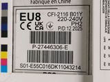 a close up of a label on the back of a cell phone