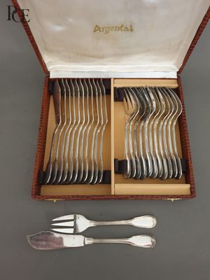 COFFRET COUVERT En Metal Argente Ercuis EUR 20,00 - FR