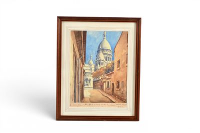 une image représentant un tableau d'une église, dans un cadre en bois