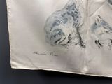 un dessin représentant un chien et un chat sur une feuille de papier