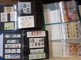 many different types of stamps on a binder