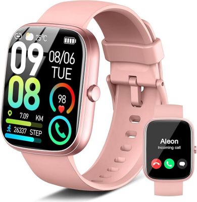 1 Montre smart watch - modèle P8T - couleur : rose (produit …