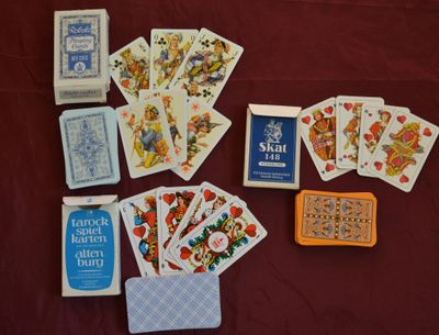 RDA GDR - lot de trois jeux de cartes années 60/80 dans leur…