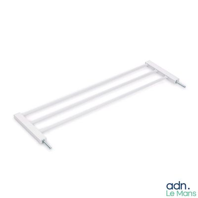 a close up of a white towel rack on a white background
