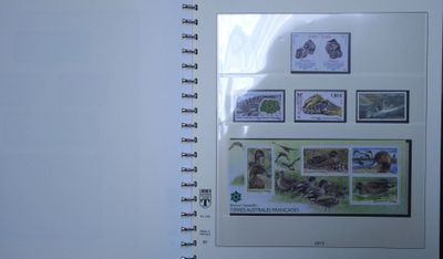 a picture of a picture of a book with stamps on it