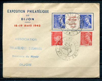 an old envelope with a picture of a man and woman on it
