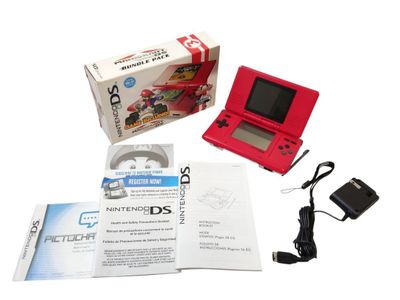 DS - NINTENDO -Console + boîte + chargeur + notices + sachets plastiqu - Photo 1