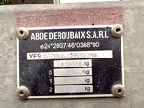 a sign on the side of a building that says abbe deboubaax s a r i